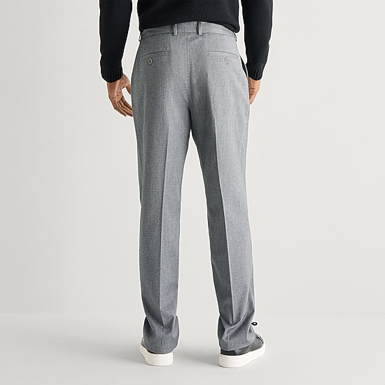 J. Ferrar Straight Fit Mens Straight Fit Dress Flat Front Pant