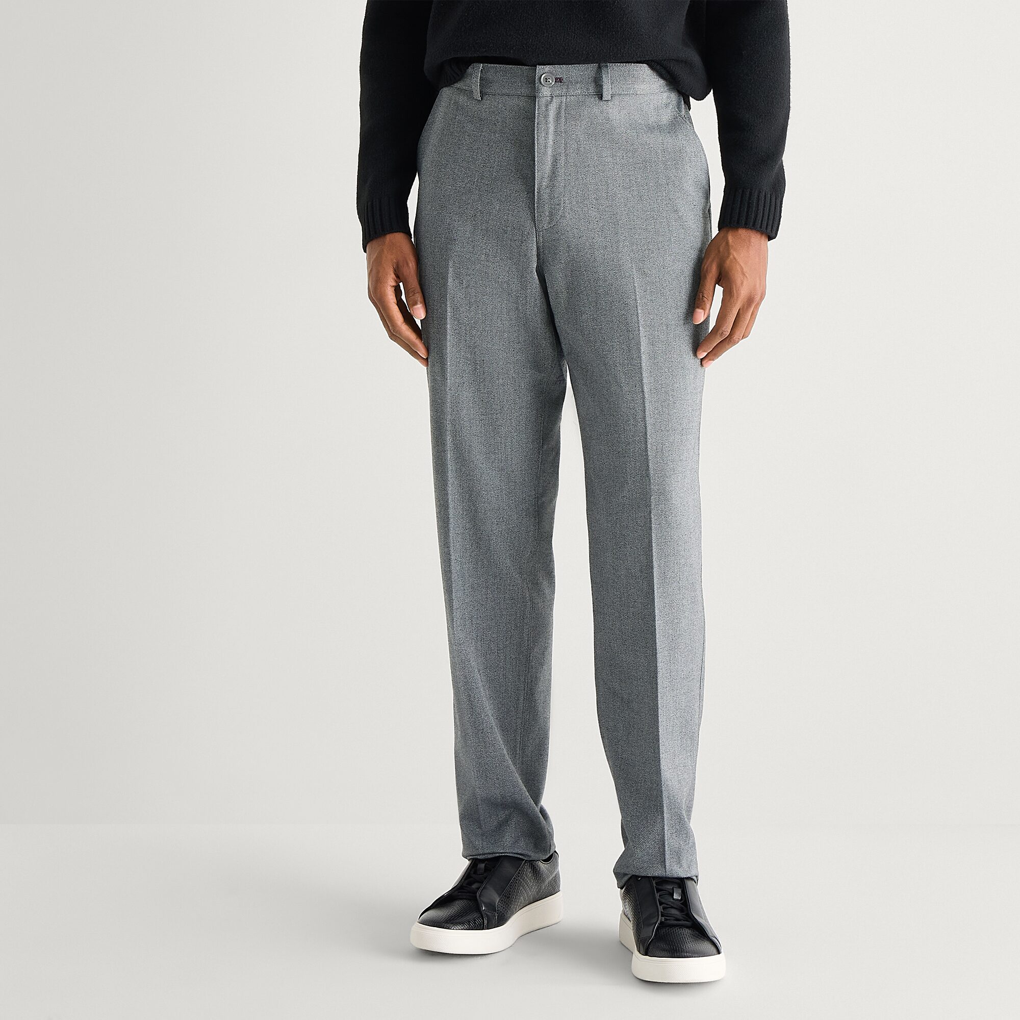 J. Ferrar Straight Fit Mens Dress Flat Front Pant