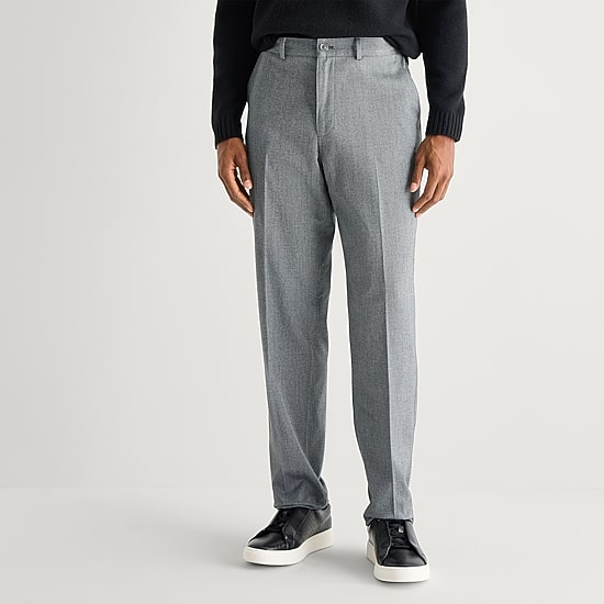 J. Ferrar Straight Fit Mens Straight Fit Dress Flat Front Pant