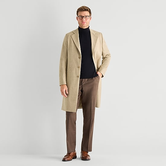 Stafford Wool Mens Midweight Topcoat Coat