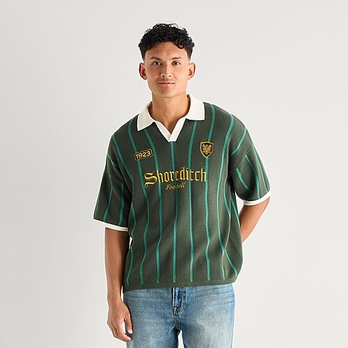 Arizona Mens Crew Neck Short Sleeve Pullover Sweater In Green