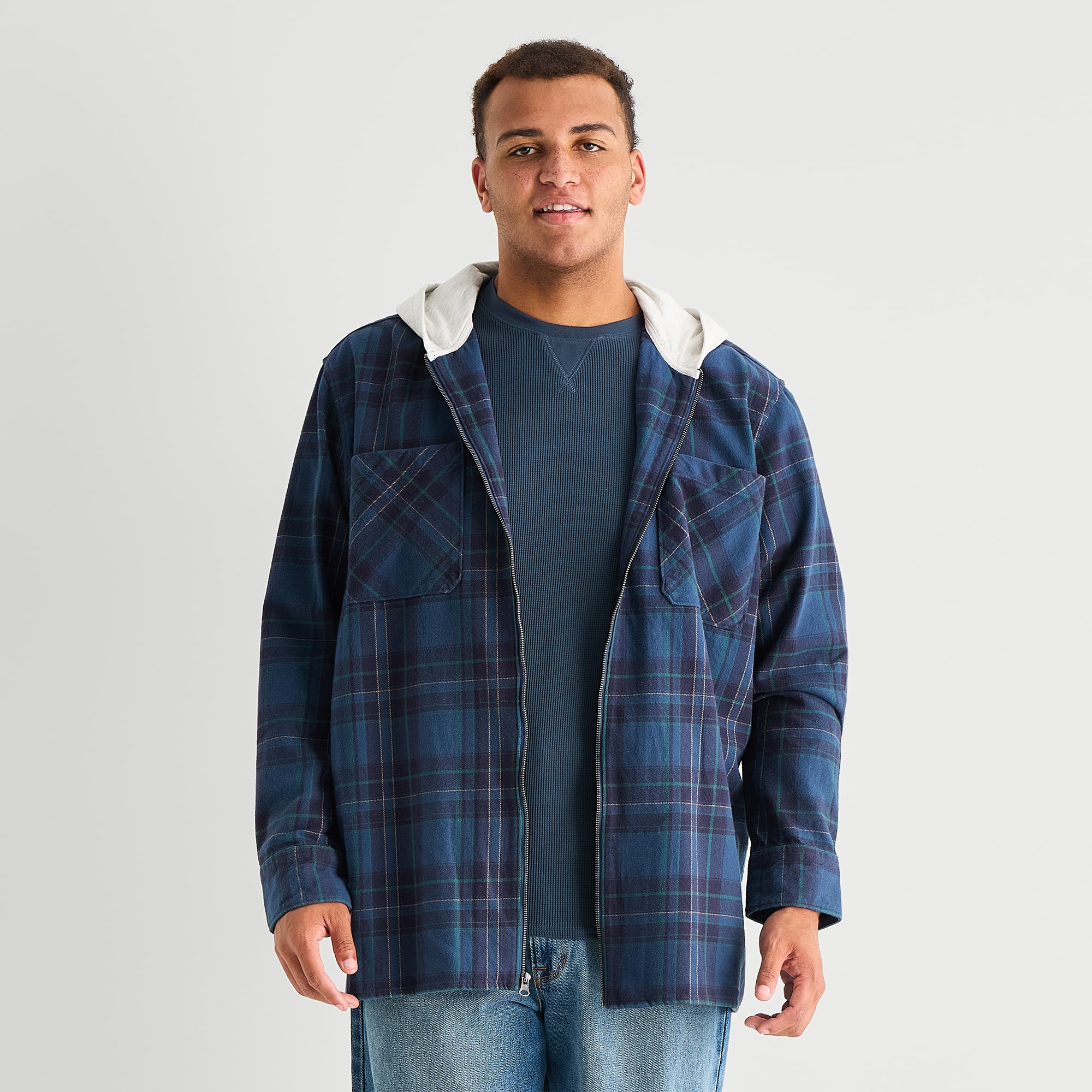 Arizona Mens Big and Tall Shirt Jacket
