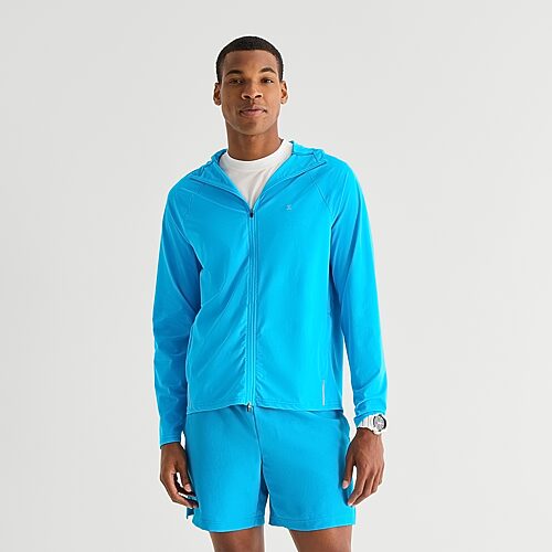 Xersion Mens Lightweight Jacket, Medium, Blue