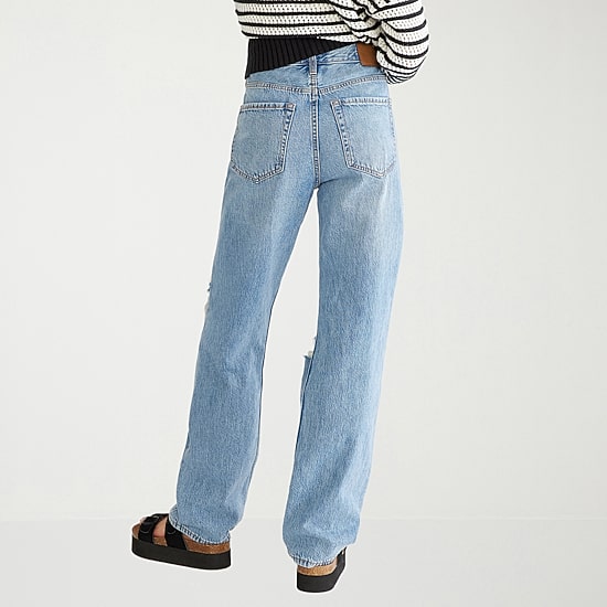 AEROPOSTALE Womens Juniors Short High Rise Baggy Fit Jean