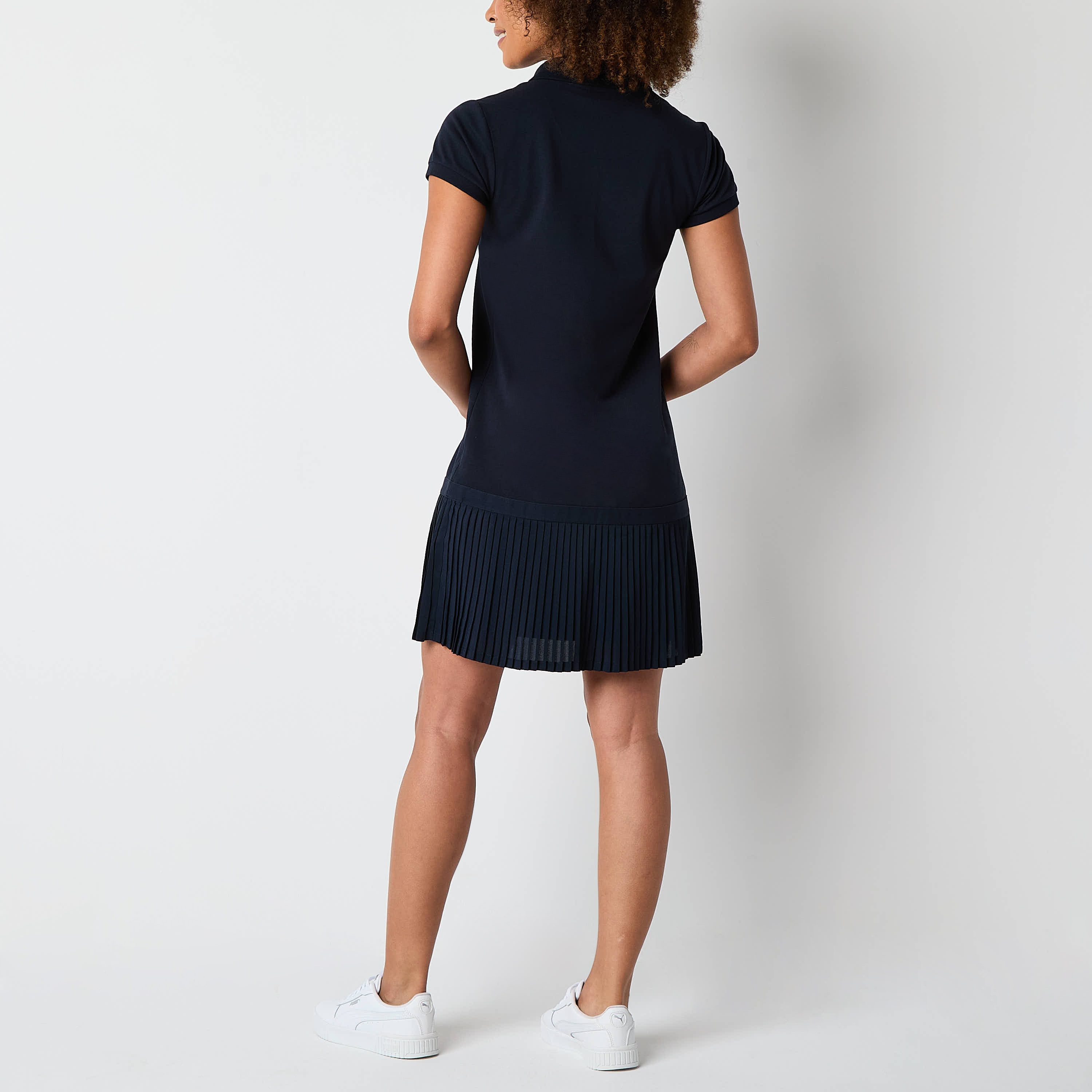 IZOD Womens Juniors Short Sleeve Shirt Dress