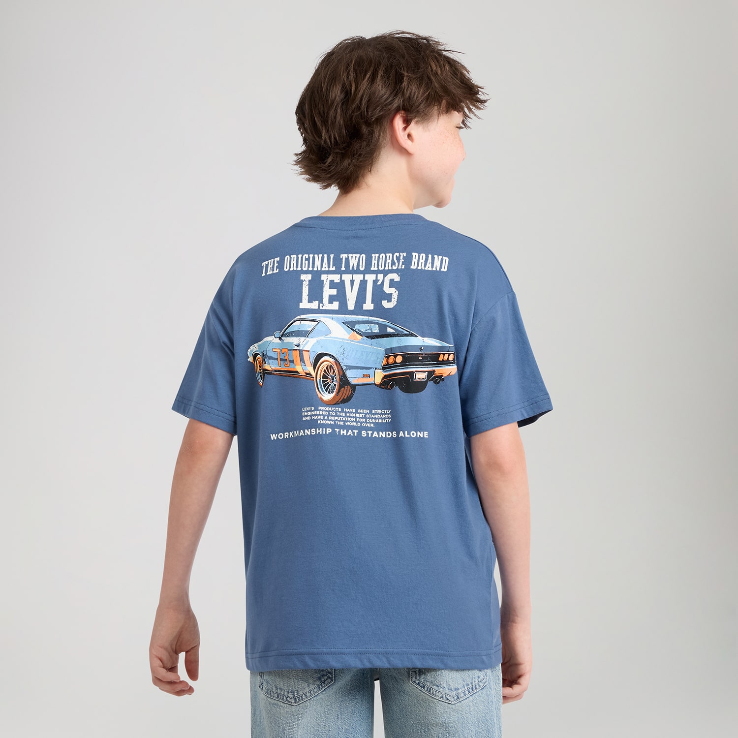 Levi's® Big Kid Boys Crew Neck Short Sleeve Regular Fit Graphic T-Shirt