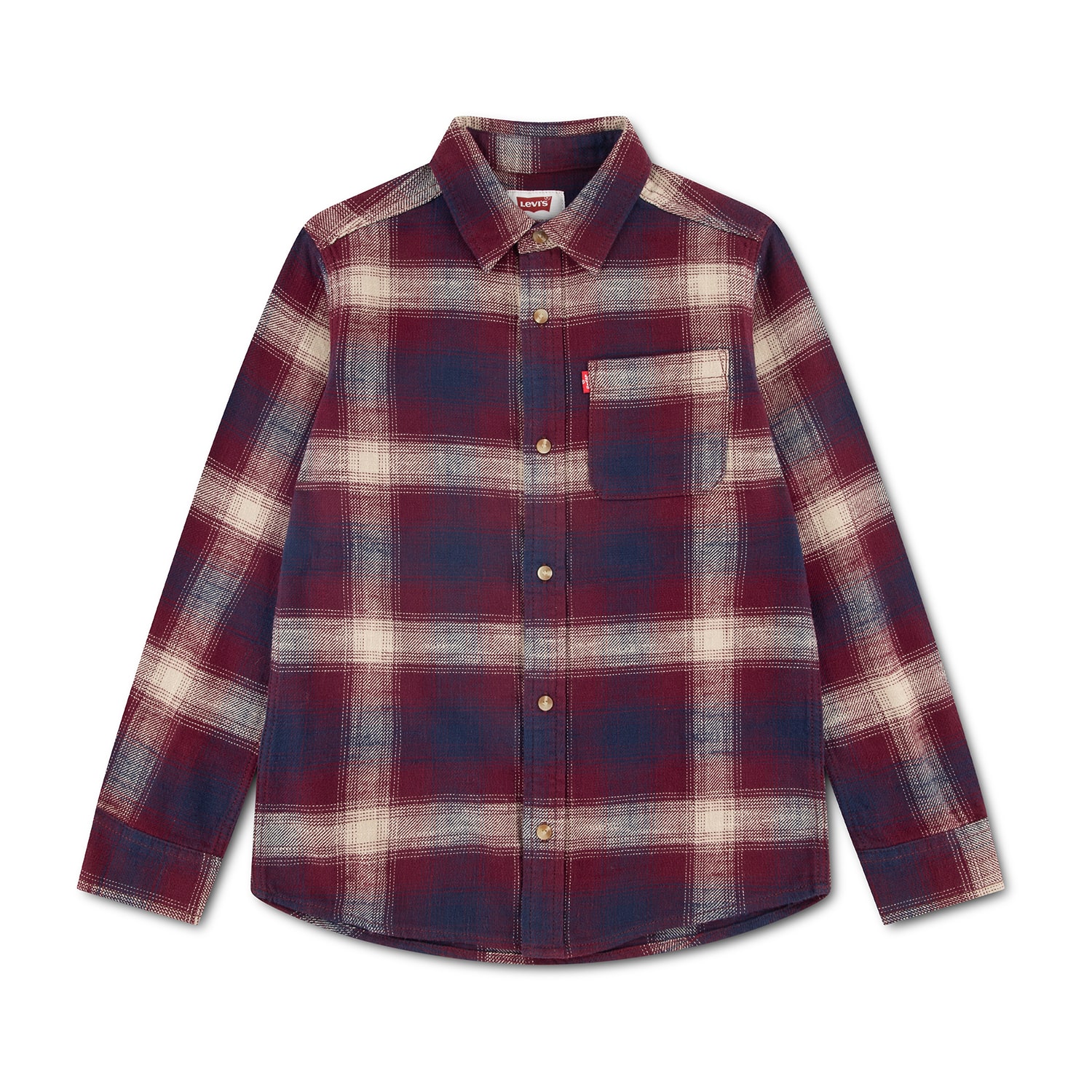 Levi's® Big Kid Boys Long Sleeve Regular Fit Button-Down Shirt