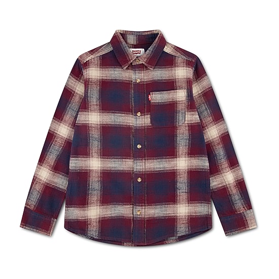 Levi's® Big Kid Boys Long Sleeve Regular Fit Button-Down Shirt