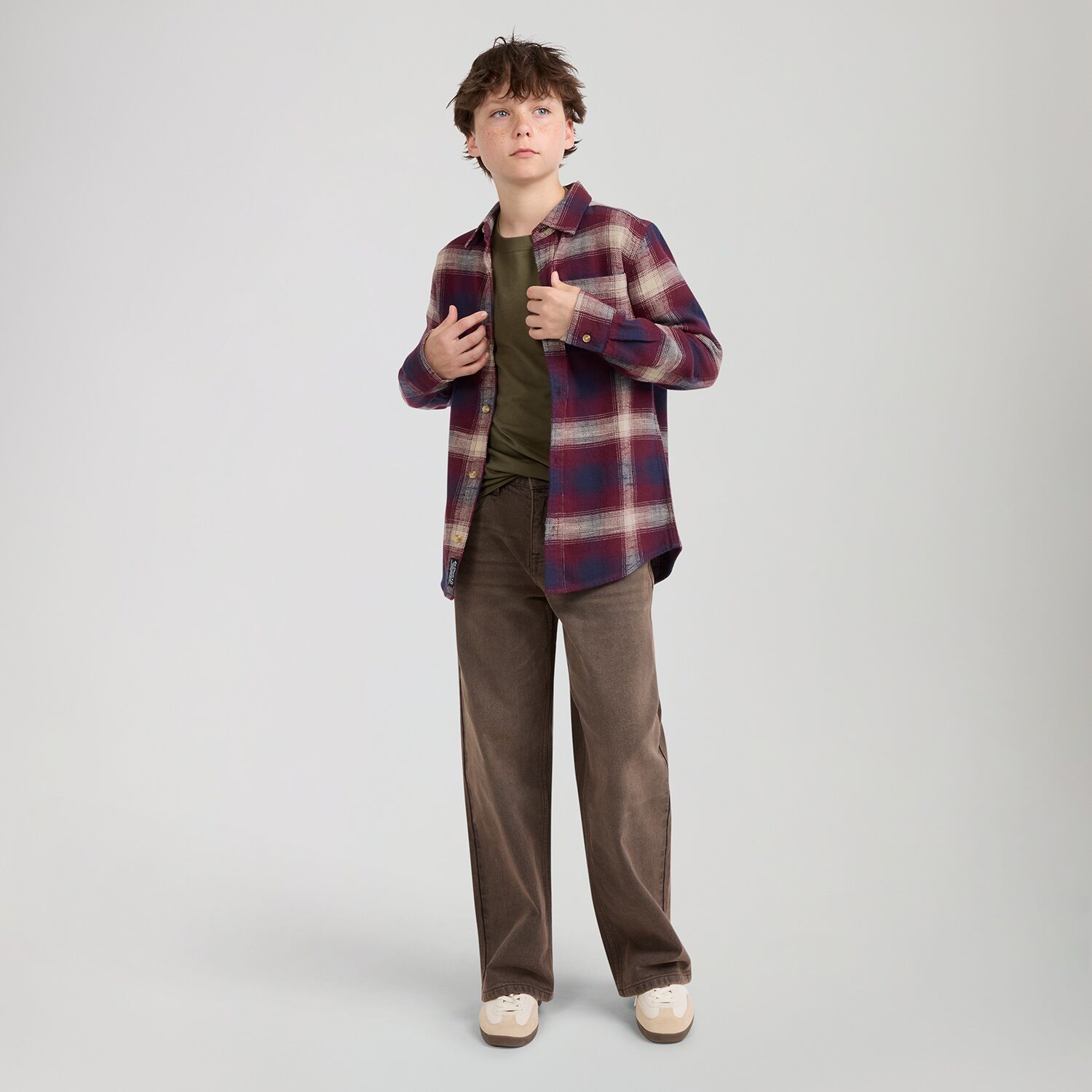 Levi's® Big Kid Boys Long Sleeve Regular Fit Button-Down Shirt