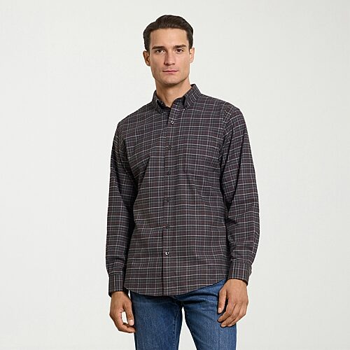 Van Heusen Weekend Mens Long Sleeve Regular Fit Button-down Shirt In Multi