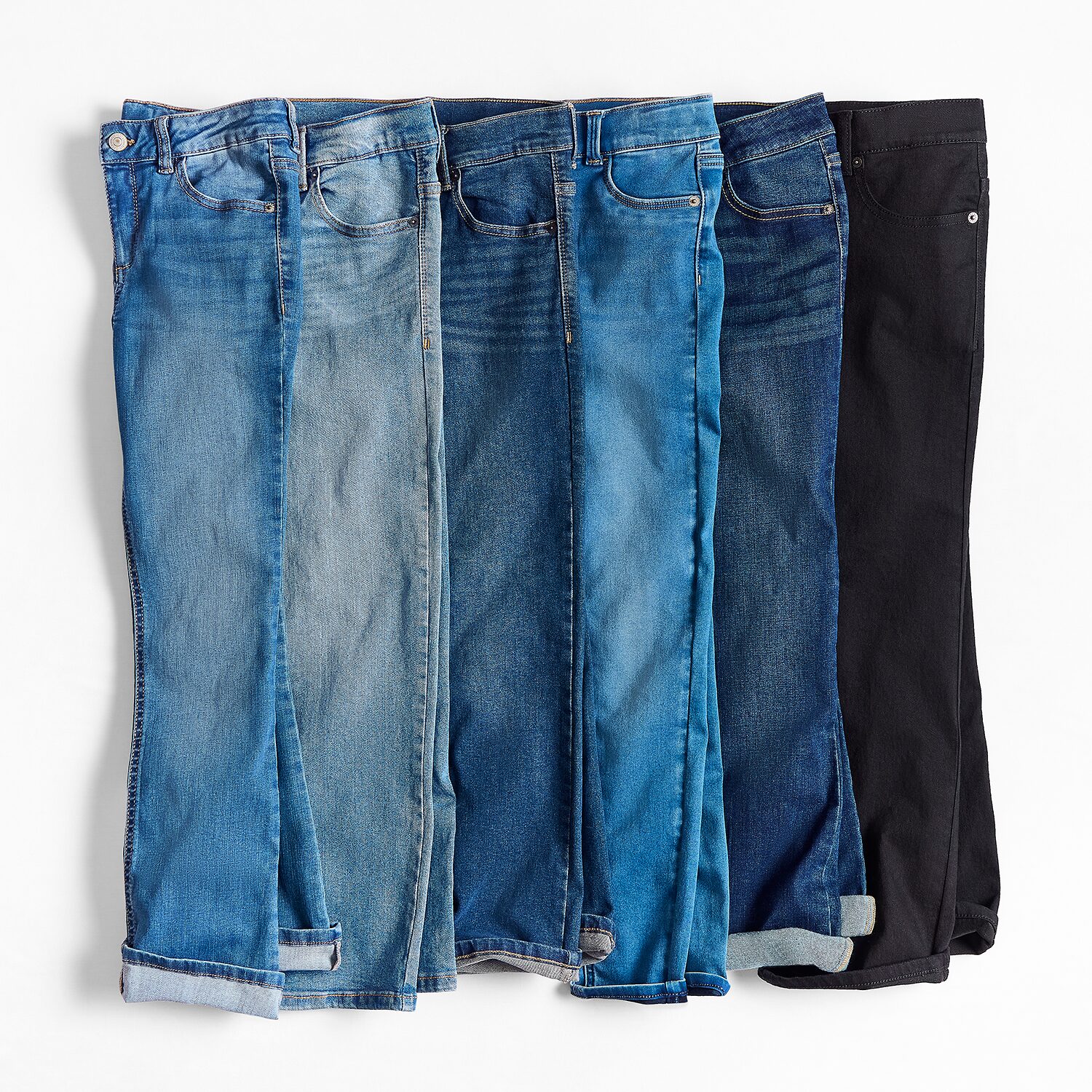 Thereabouts Little & Big Kid Girls Adjustable Waist Stretch Fabric Superflex Mid Rise Regular Fit Bootcut Jean