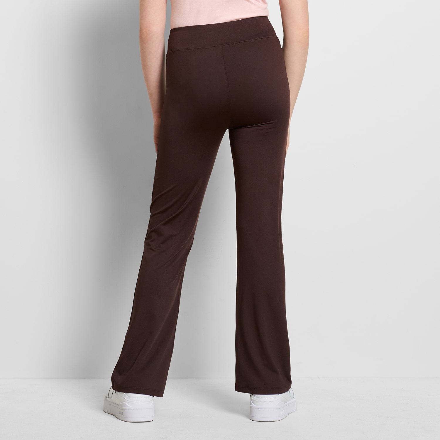 PUMA Big Kid Girls Mid Rise Wide Leg Regular Fit Pull-On Pant