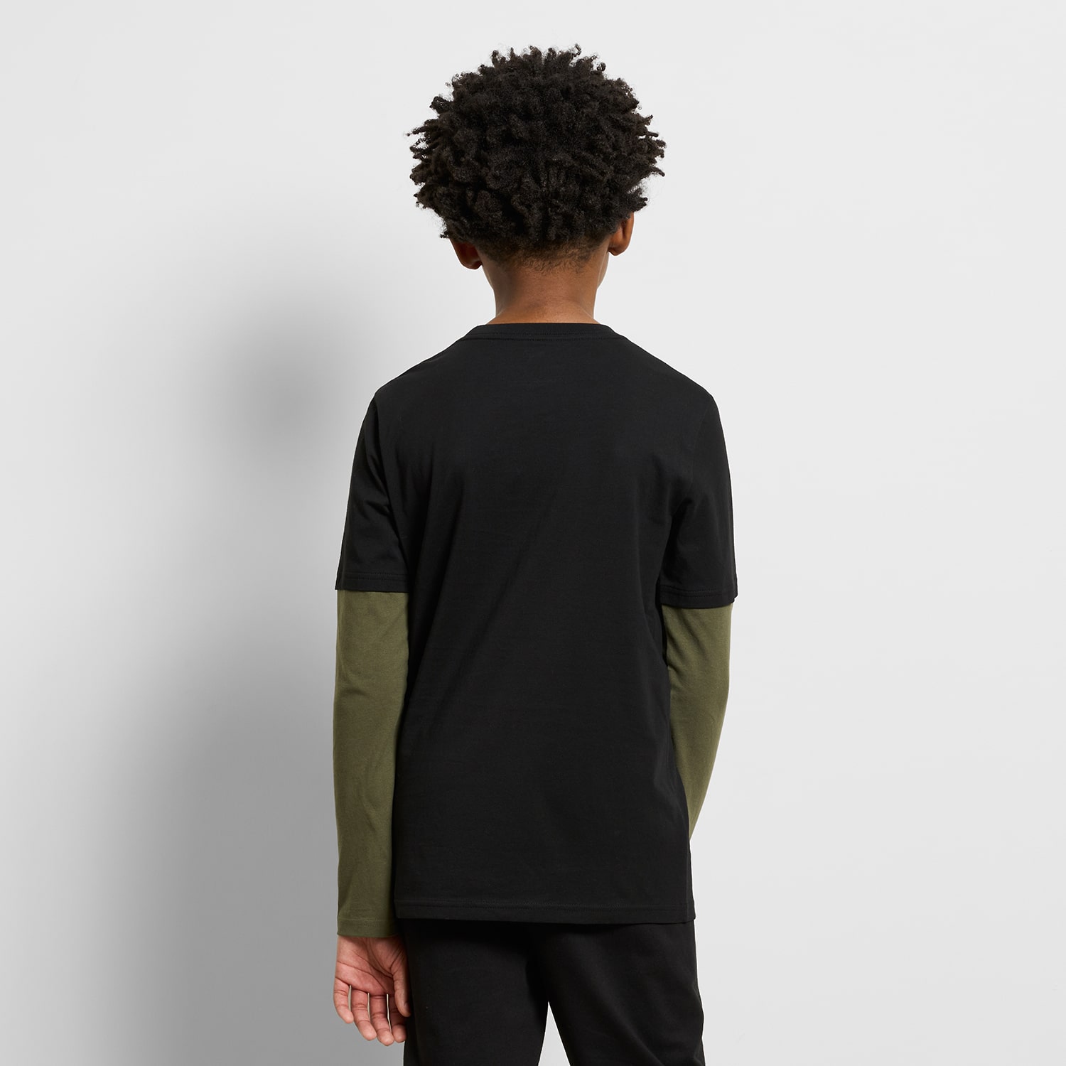 PUMA Big Kid Boys Crew Neck Long Sleeve Regular Fit Graphic T-Shirt