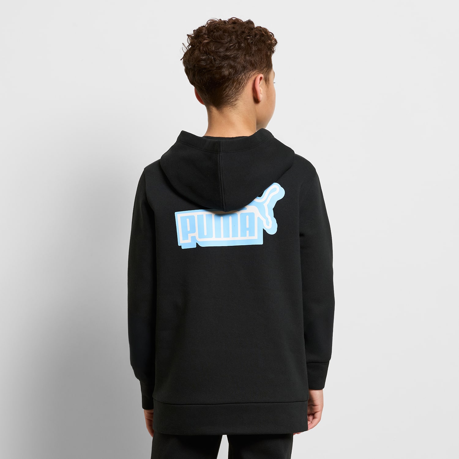 PUMA Big Kid Boys Long Sleeve Zipper Active Hoodie