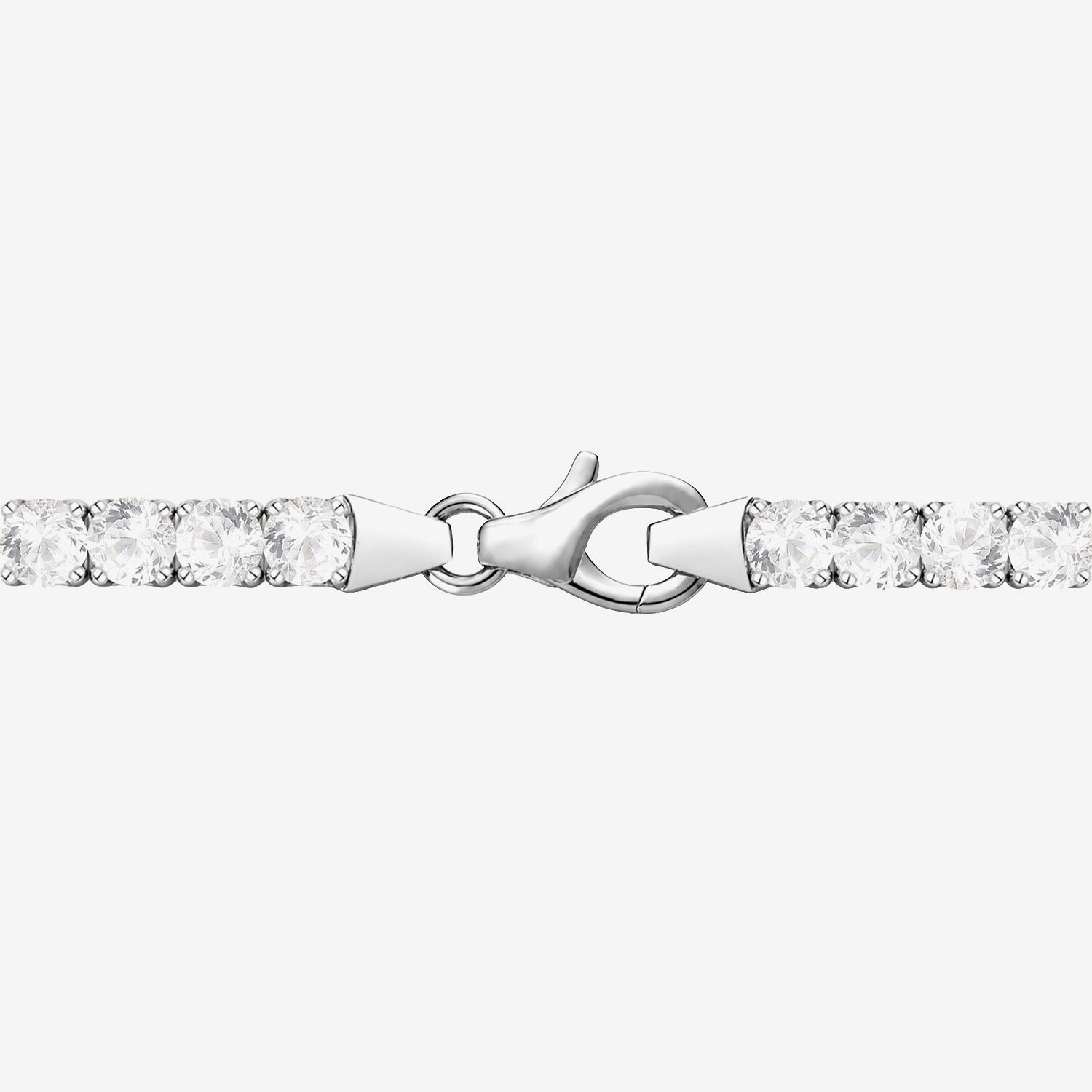  4 CTTW Lab-Grown Diamond Tennis Bracelet in Sterling Silver