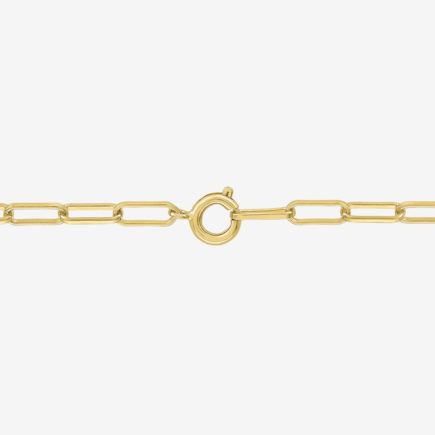 Womens 14K Gold Over Brass 18 Inch Link Chain Necklace