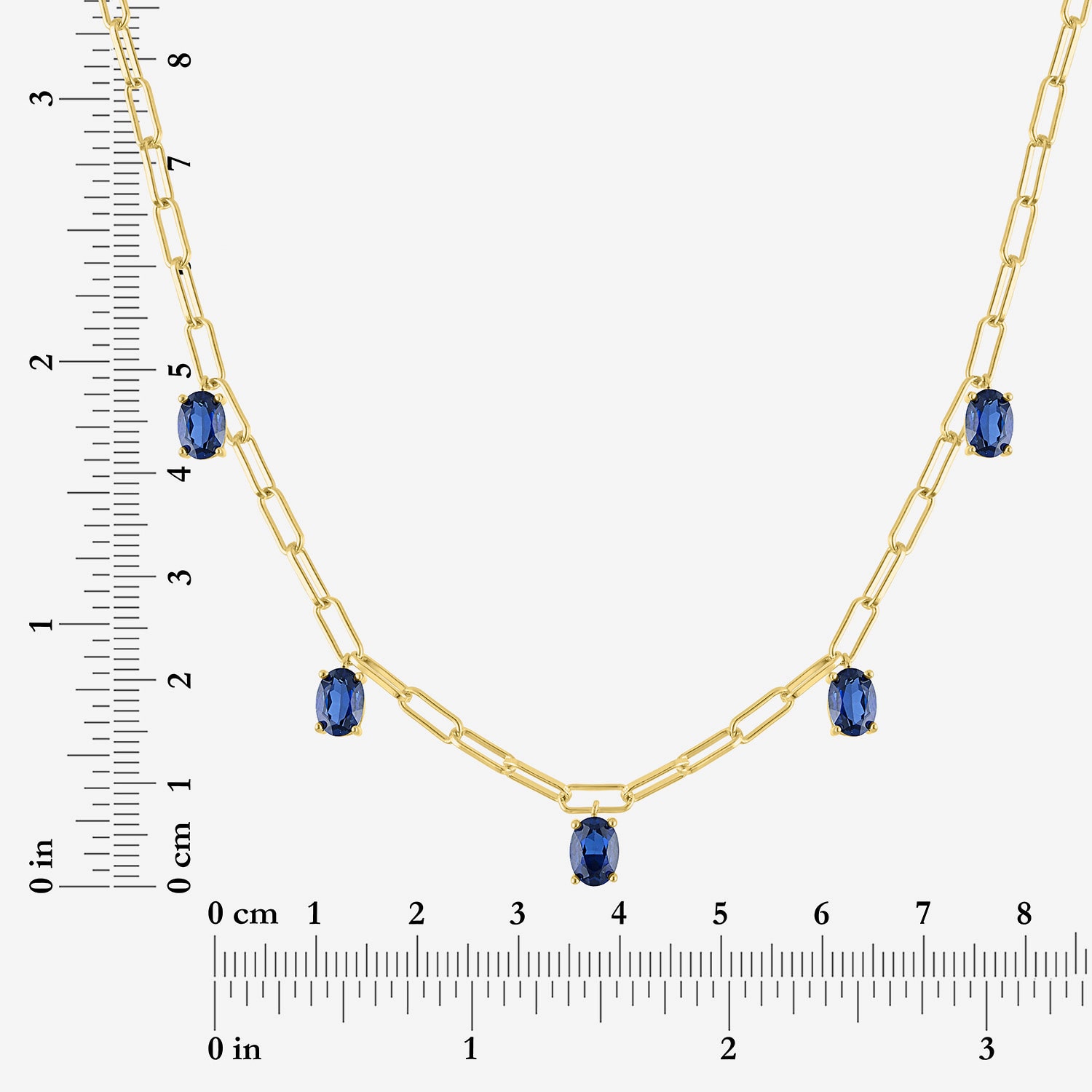 Womens 14K Gold Over Brass 18 Inch Link Chain Necklace