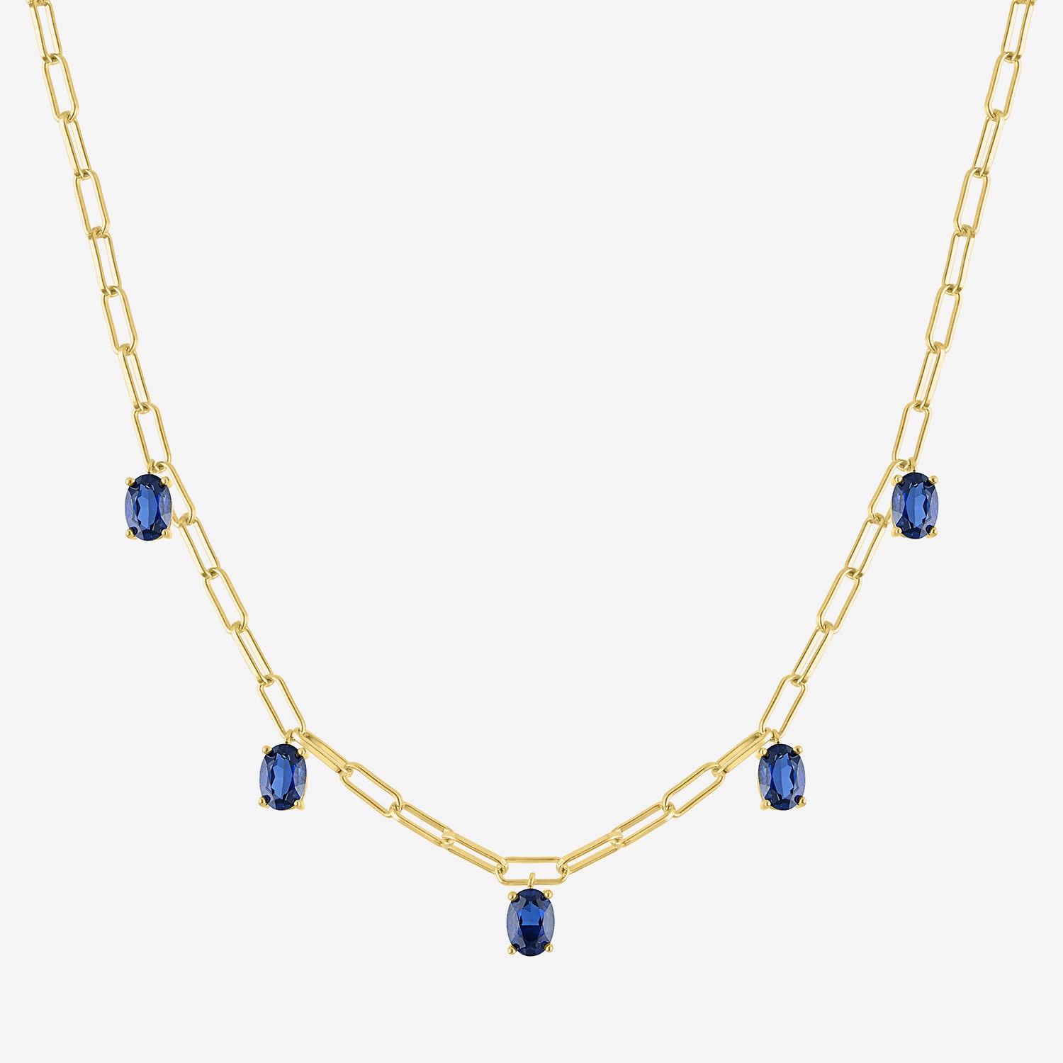 Womens 14K Gold Over Brass 18 Inch Link Chain Necklace