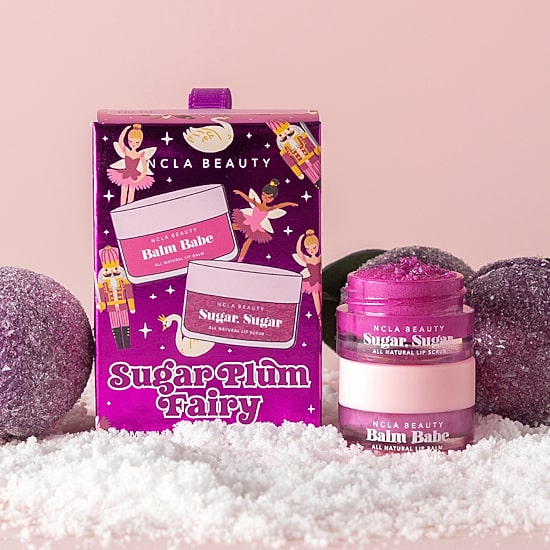 NCLA Beauty Sugar Plum Fairy Ornament Lip Set