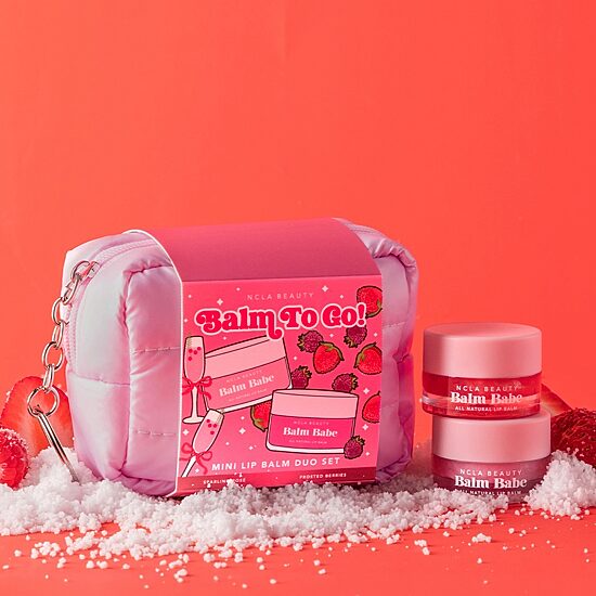 NCLA Beauty Mini Sparkling Rose And Frosted Berries Lip Balms To Go
