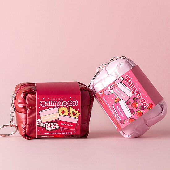 NCLA Beauty Mini Sparkling Rose And Frosted Berries Lip Balms To Go