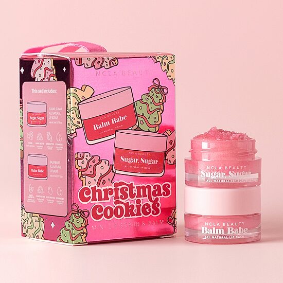 NCLA Beauty Christmas Cookies Mini Lip Scrubs And Balm Ornament