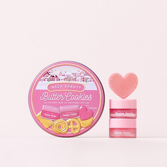 NCLA Beauty Mini Butter Cookies Lip Care Trio