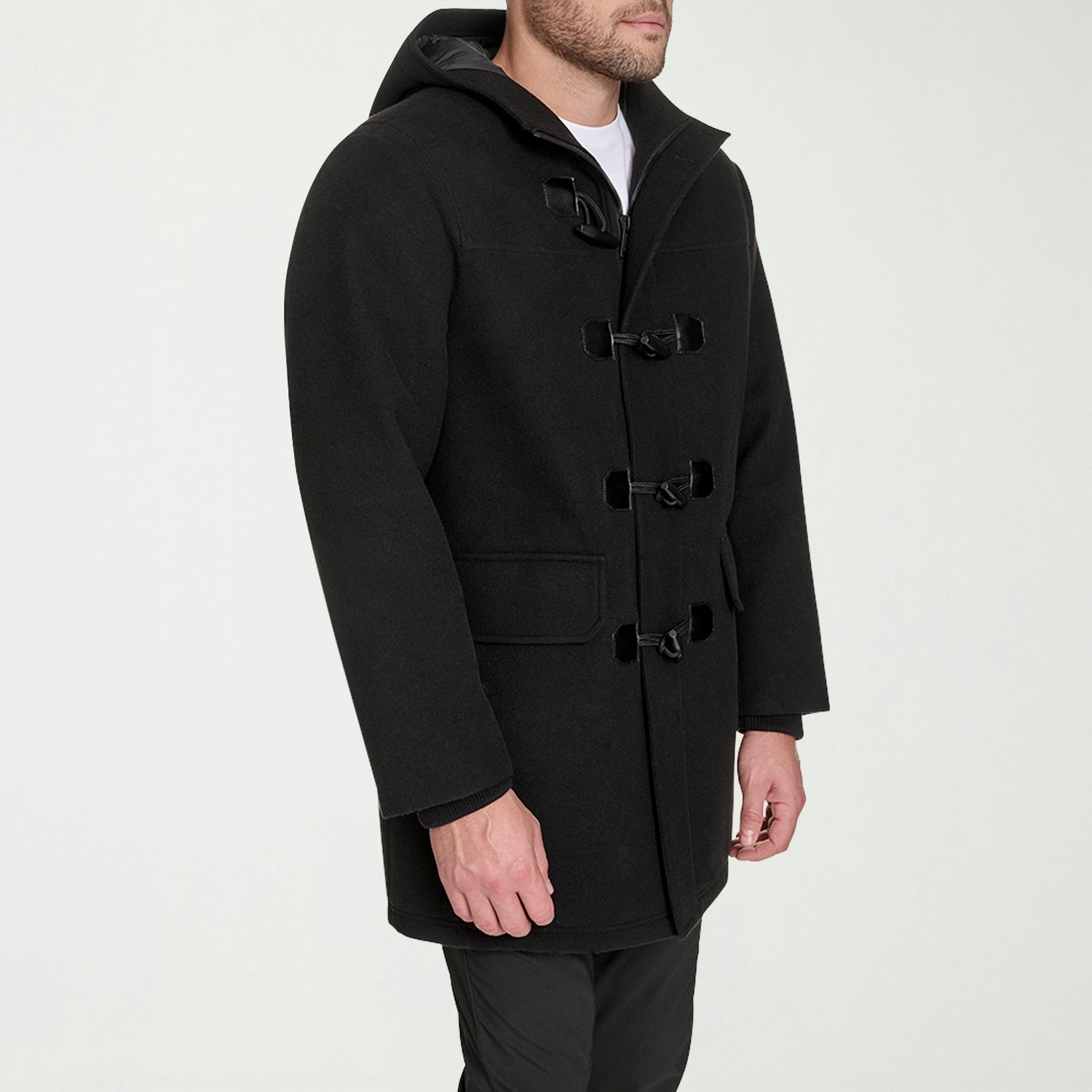 Dockers Mens Hooded Lined Heavyweight Coat
