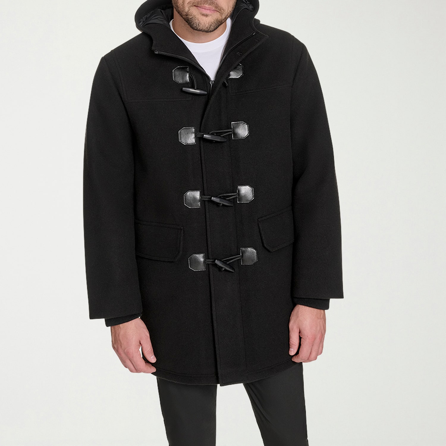 Dockers Mens Hooded Lined Heavyweight Coat