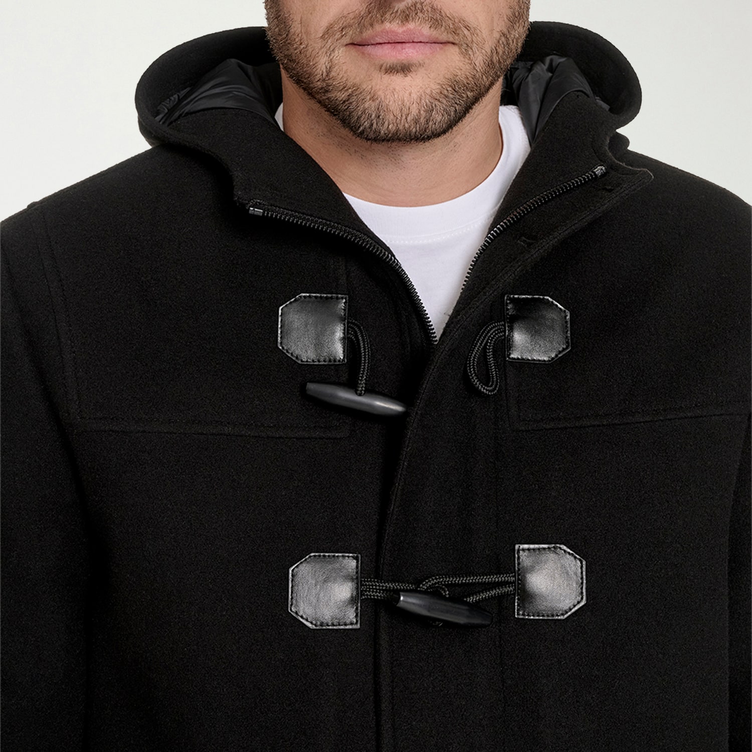 Dockers Mens Hooded Lined Heavyweight Coat