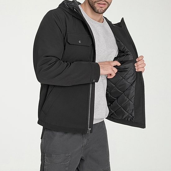 Levi's® Mens Hooded Weather Resistant Midweight Softshell Jacket