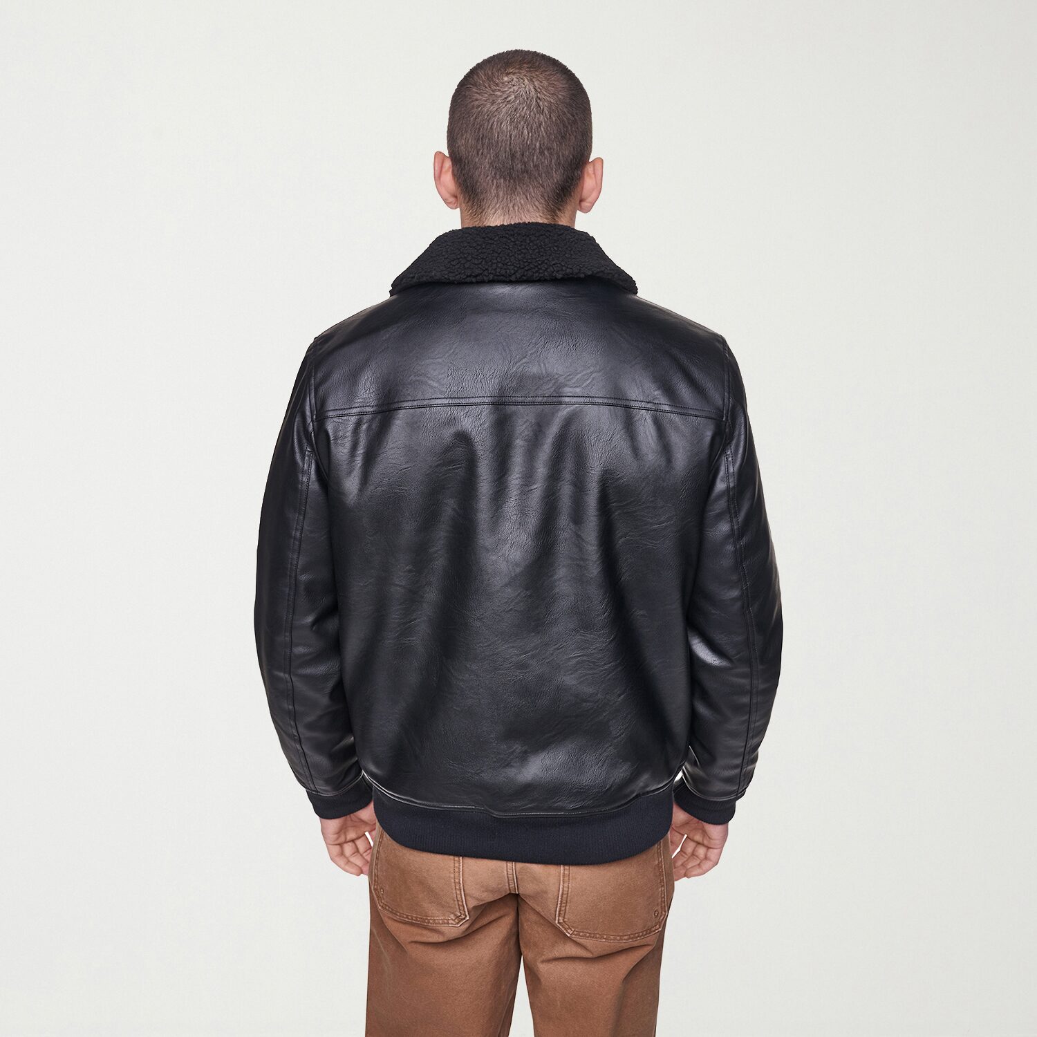 Levi's® Mens Faux Leather Midweight Jacket