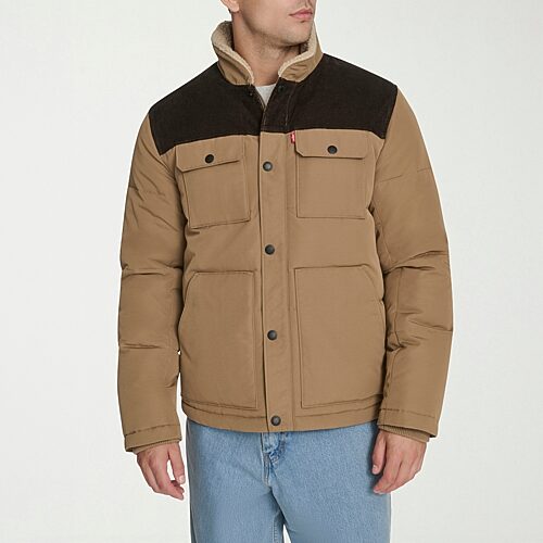 Levi 's Mens Midweight Jacket In Beige