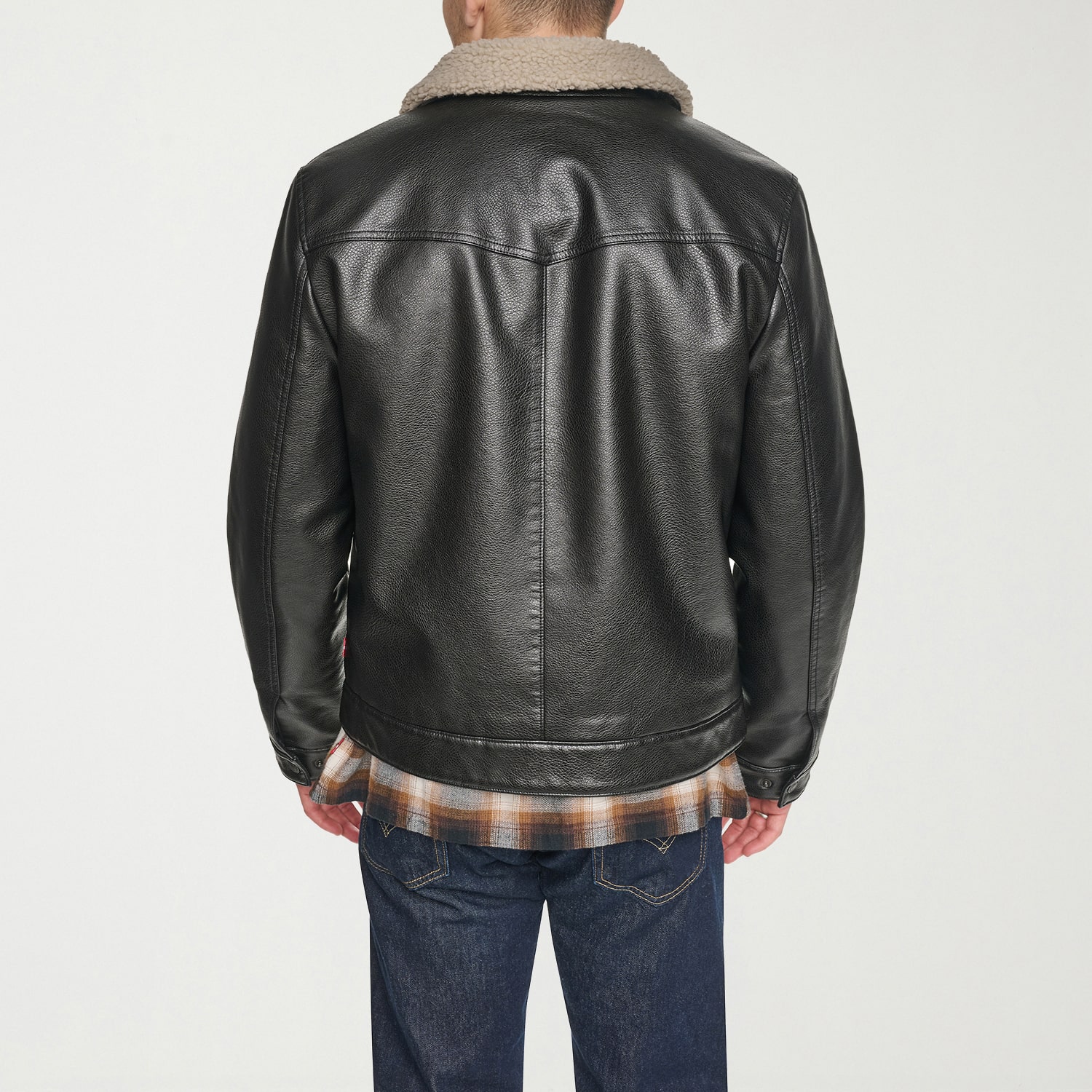 Levi's® Mens Faux Leather Midweight Jacket