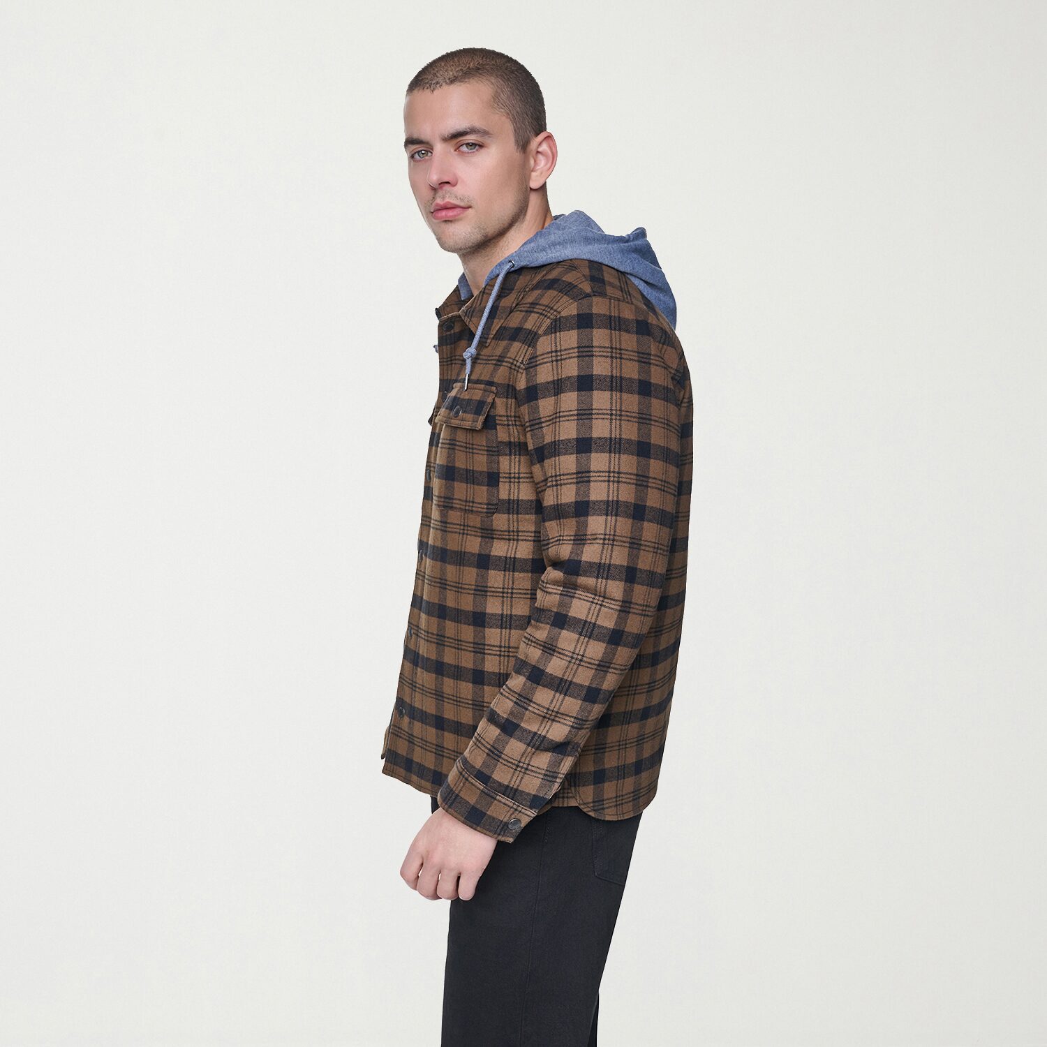 Levi's® Mens Hooded Midweight Shirt Jacket