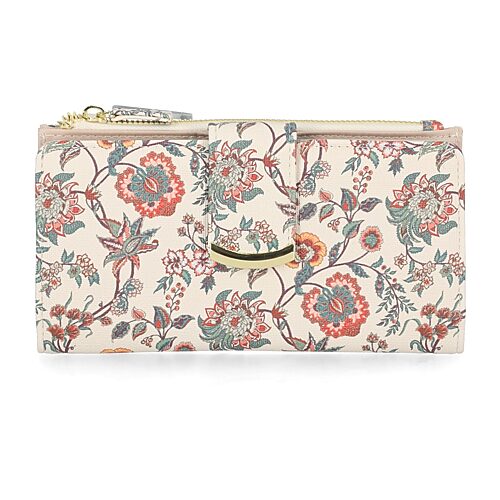 Mundi Lottie Womens RFID Blocking Bifold Wallet, One Size, Beige