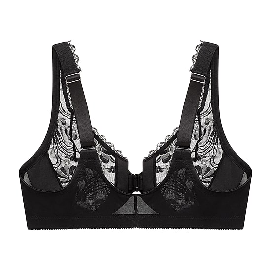 Glamorise WonderWire® Front-Closure Stretch Lace Underwire Bra-9245