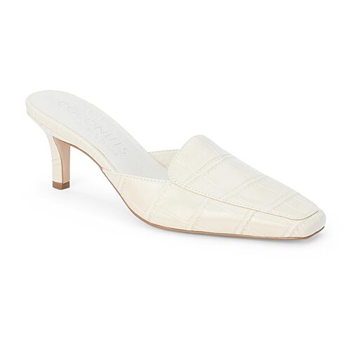 Coconuts By Matisse Davey Womens Square Closed Toe Mules In White
