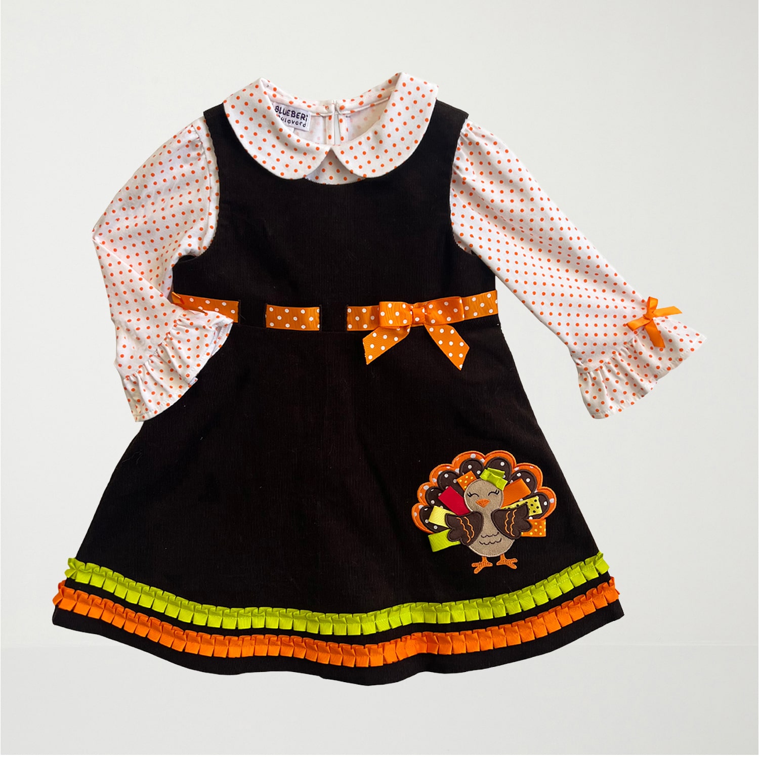 Blueberi Boulevard Toddler Girls Embroidered 2-pc. Dress Set