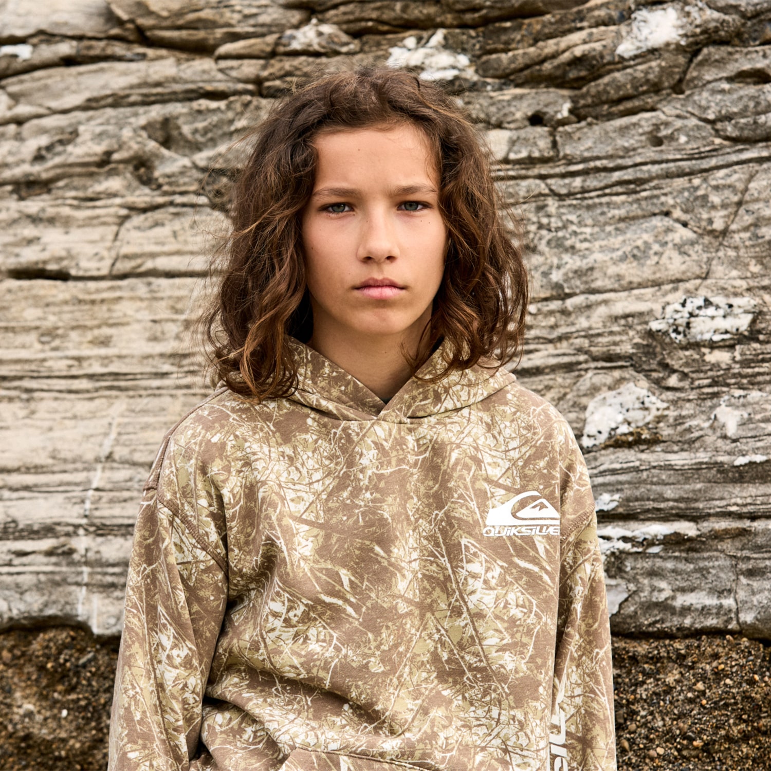 Quiksilver Big Kid Boys Long Sleeve Fleece Hoodie