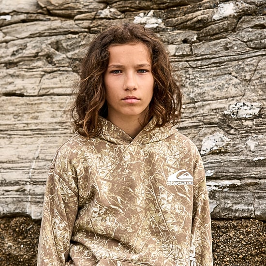 Quiksilver Big Kid Boys Long Sleeve Fleece Hoodie