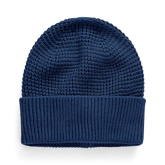 St. John's Bay Waffle Knit Wide Cuff Mens Beanie