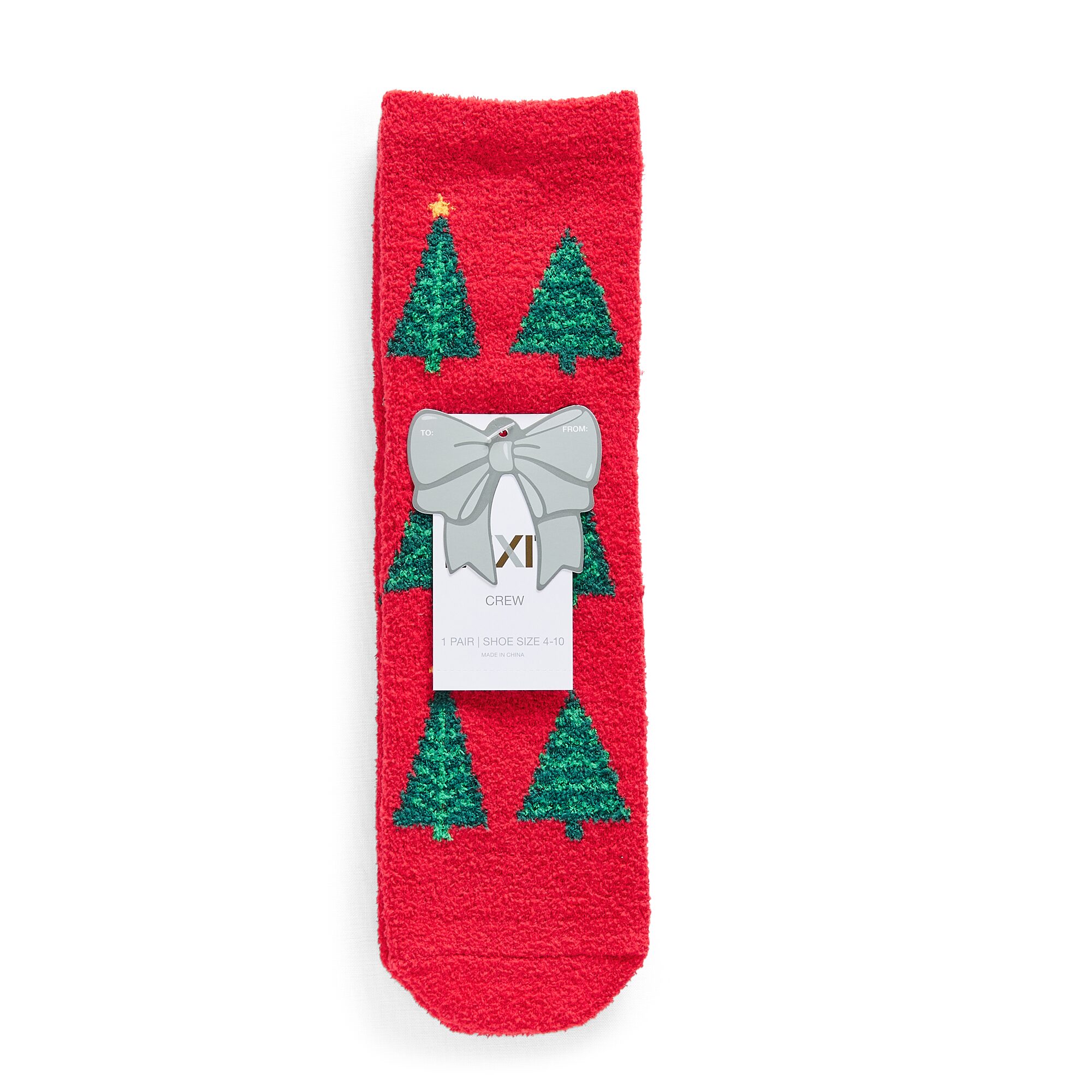 Mixit Warm And Soft Holiday Themed Socks Womens 1 Pair Crew