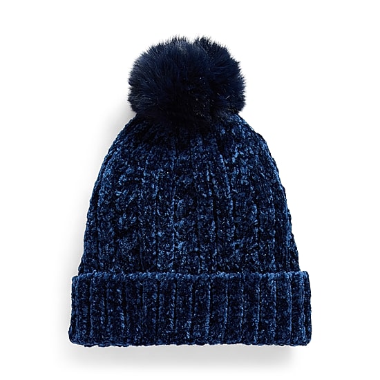 St. John's Bay Chenille Womens Beanie, Color: American Navy - JCPenney