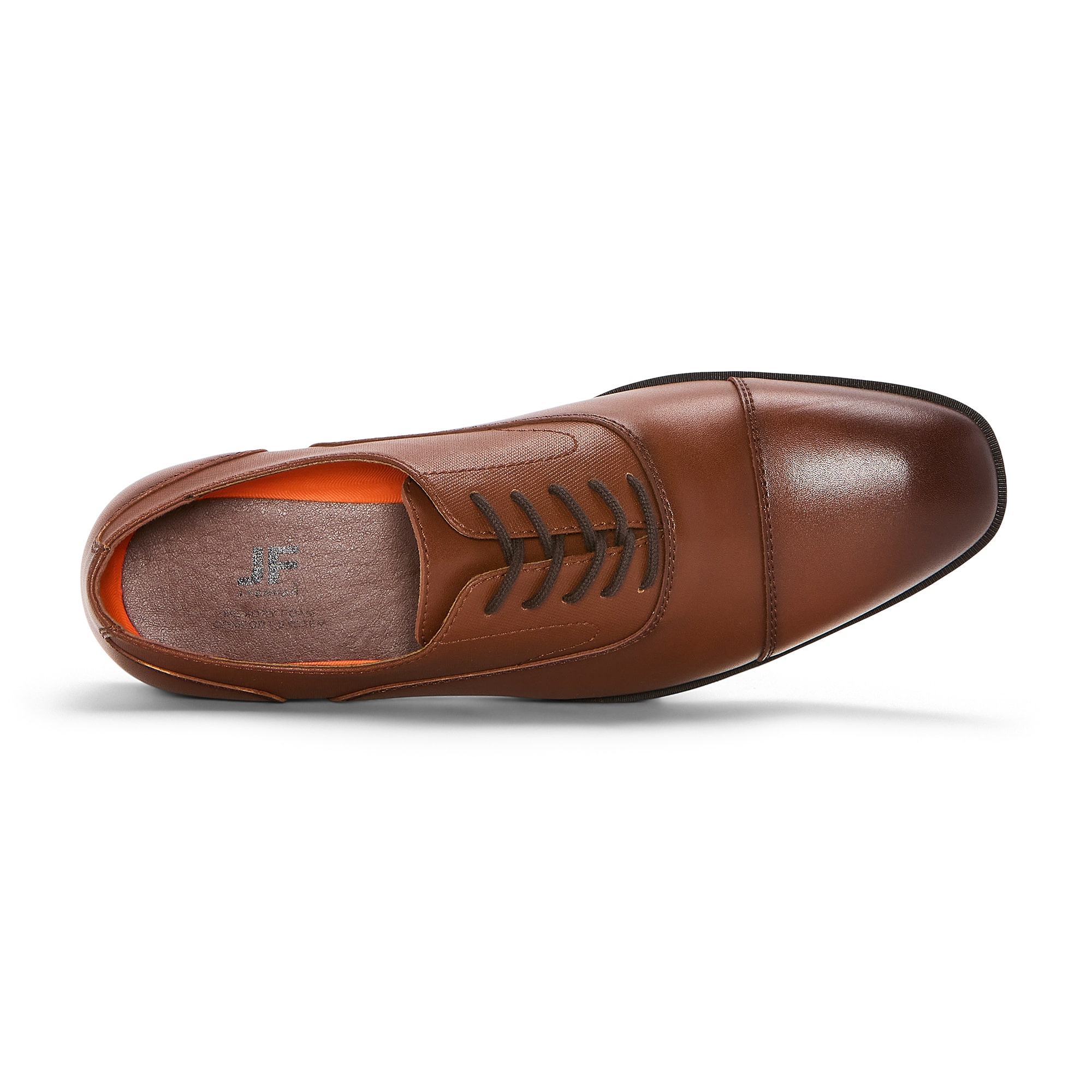 J. Ferrar Lennox Mens Round Closed Toe Oxford Shoes