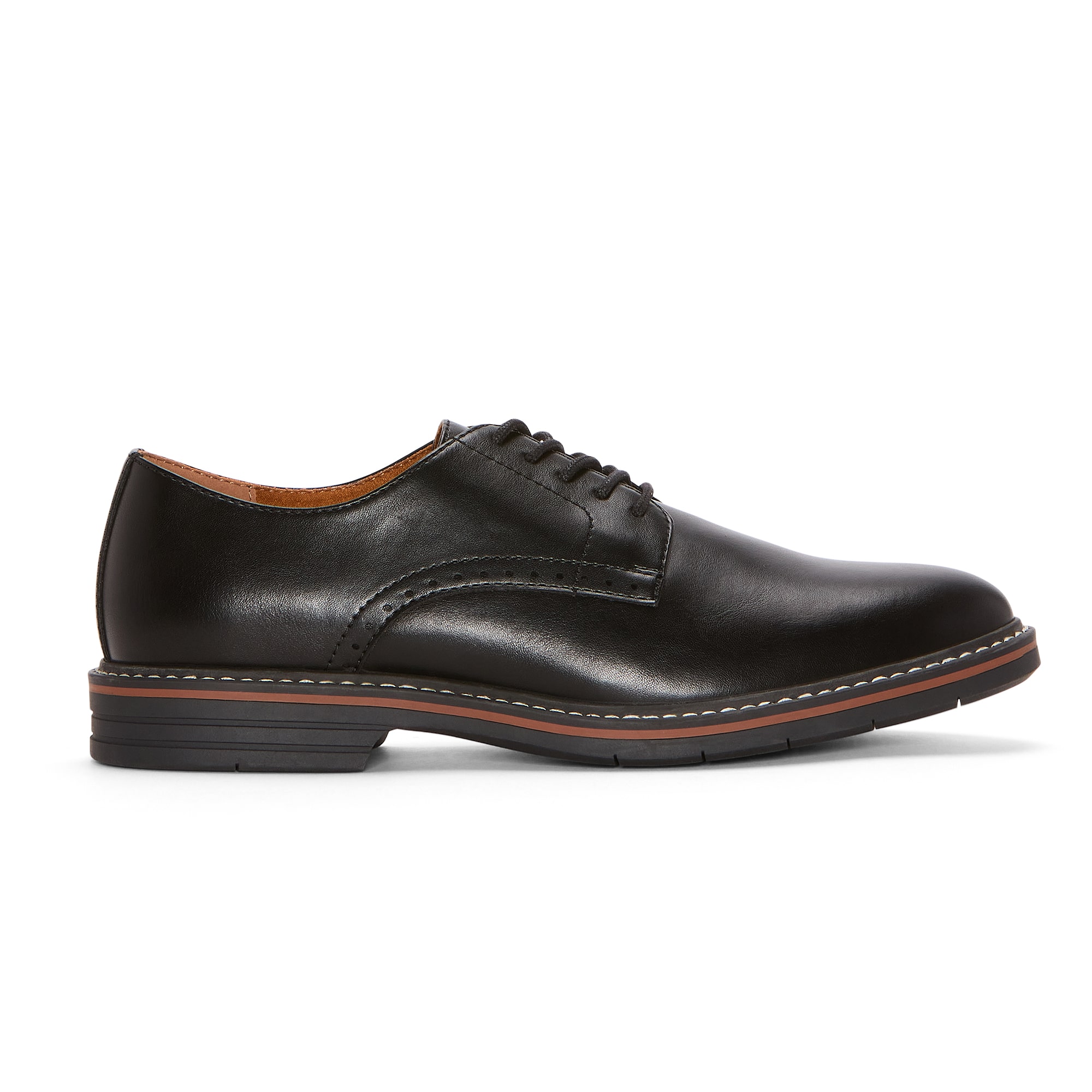 Stafford Mens Bern Round Closed Toe Oxford Shoes