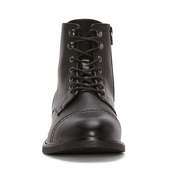 Stafford Mens Lugo Flat Heel Lace Up Boots