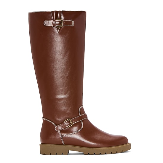 St. John's Bay Womens Hamilton Flat Heel Riding Boots