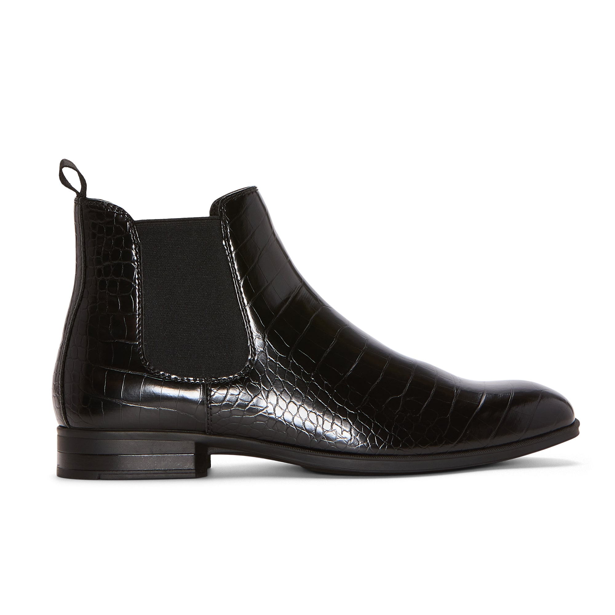 J. Ferrar Mens Stanwell Flat Heel Chelsea Boots