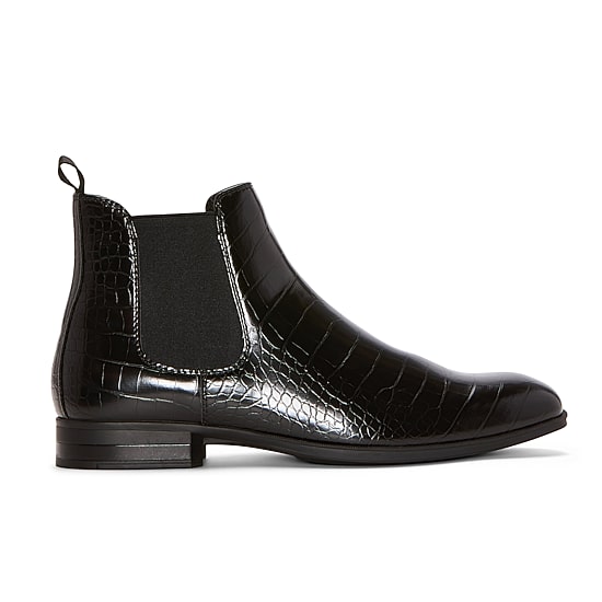 J. Ferrar Mens Stanwell Flat Heel Chelsea Boots